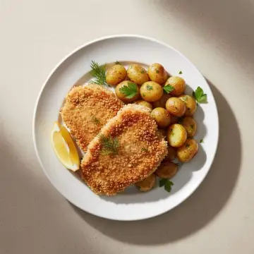 Air Fryer Pork Schnitzel