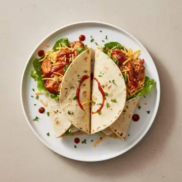BBQ Chicken Loaded Wraps