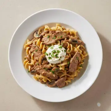 Beef Stroganoff