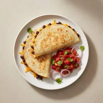 Cheesy Bean Quesadillas