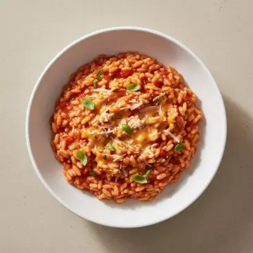 Cheesy Tomato Risotto