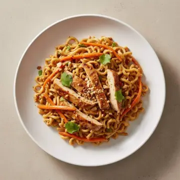 Chicken Peanut Crunch Noodles