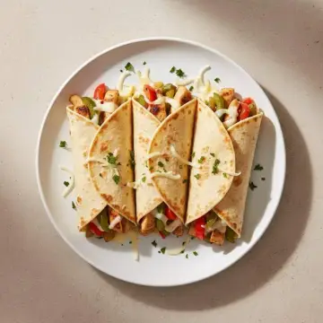Chicken Philly Cheesesteak Wraps