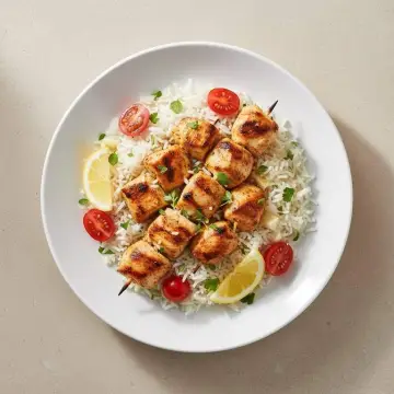 Chicken Souvlaki Rice