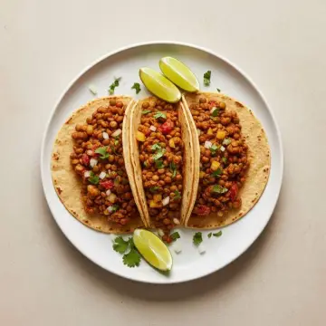 Chipotle Lentil Tacos