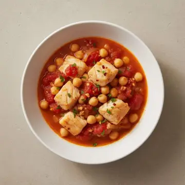 Cod & Chickpea Stew