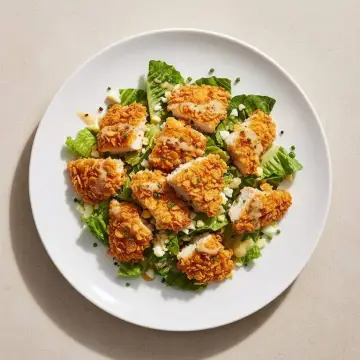 Cornflake Crusted Chicken Salad