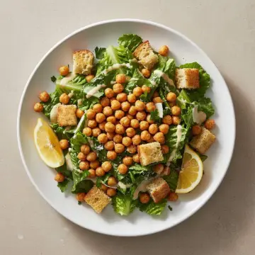 Crispy Chickpea Caesar Salad