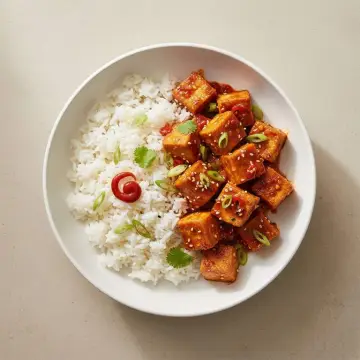 Crispy Chilli Tofu Bowl
