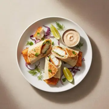 Crispy Fish Wraps