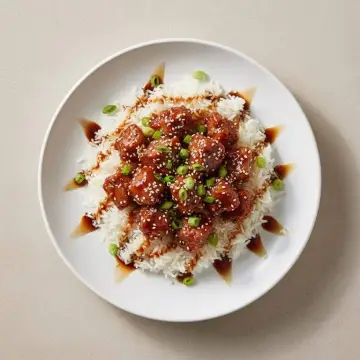 Crispy Sweet Chilli Beef Rice