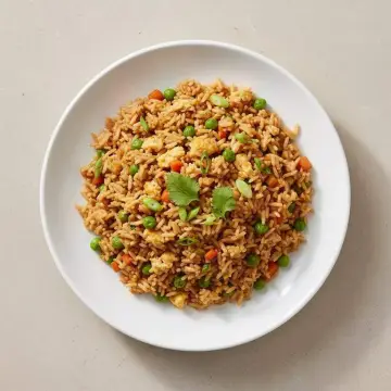 Arroz frito con huevo