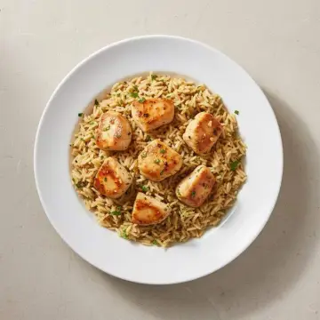 Garlic Butter Chicken Rice