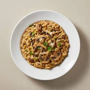 Garlic Mushroom Risotto