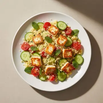 Halloumi & Couscous Salad