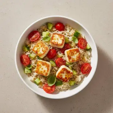 Halloumi Rice Bowls
