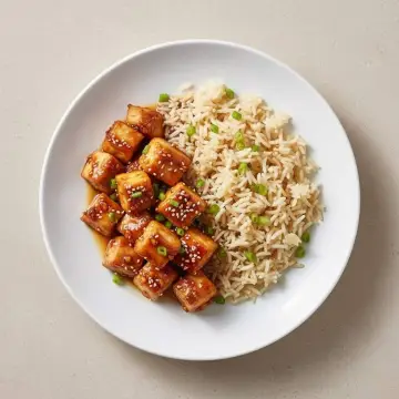 Honey Garlic Chicken Rice