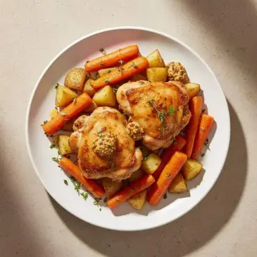 Honey Mustard Chicken Traybake