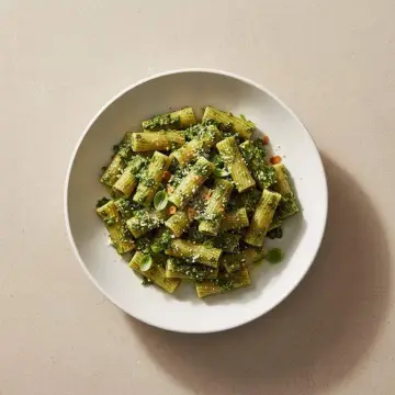 Kale Green Sauce Rigatoni