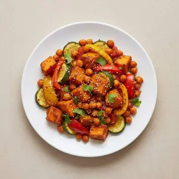 Moroccan Harissa Roasted Vegetables