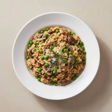 Mushroom & Pea Risotto