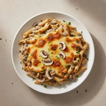 Mushroom Pasta Bake