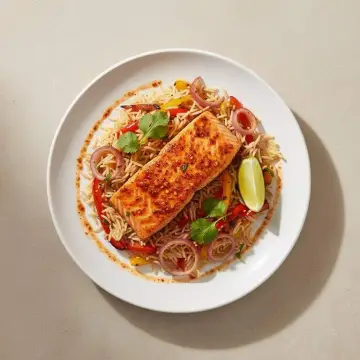 Peri Peri Salmon Rice