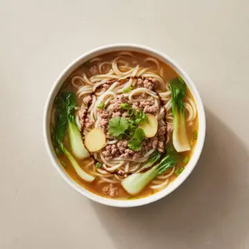 Pork & Ginger Noodle Soup
