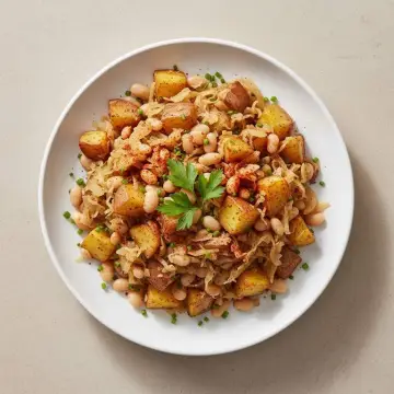 Sauerkraut & Potato Hash