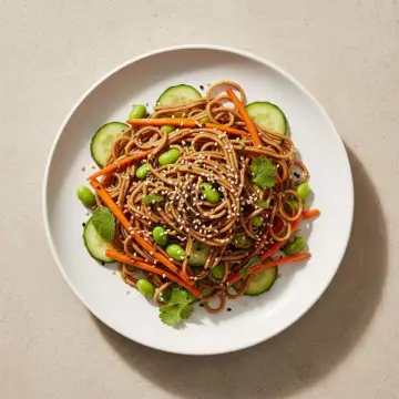 Sesame Soba Noodle Salad