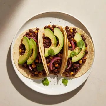Smoky Black Bean Tacos