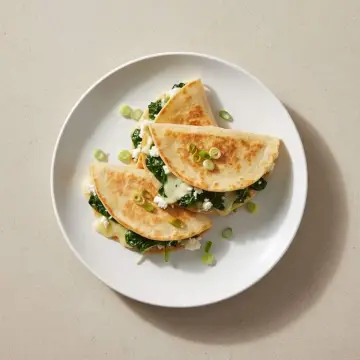Spinach & Feta Quesadillas