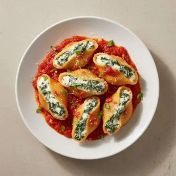Spinach & Ricotta Stuffed Shells