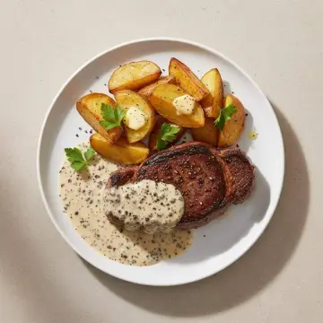 Steak & Peppercorn Sauce