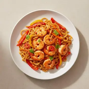 Sweet Chilli Prawn Noodles