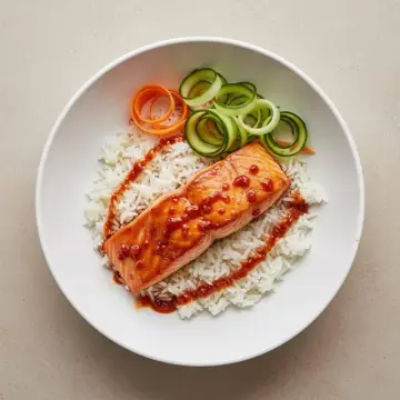 Sweet Chilli Salmon Bowls