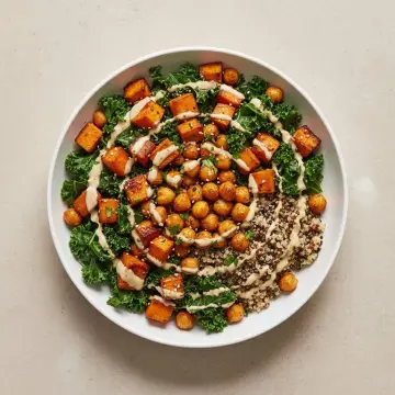 Sweet Potato & Kale Buddha Bowl