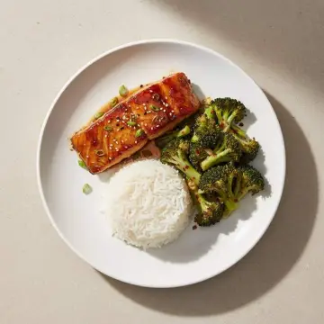 Sweet Soy Cod with Spicy Broccoli