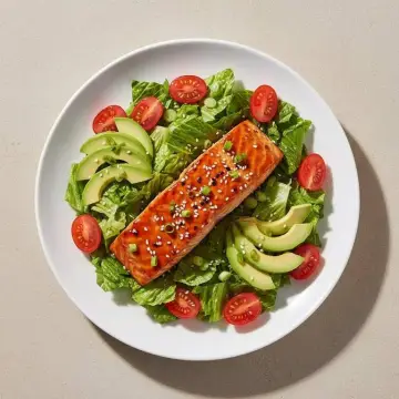 Teriyaki Salmon Salad