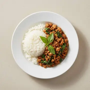 Thai Basil Chicken Rice