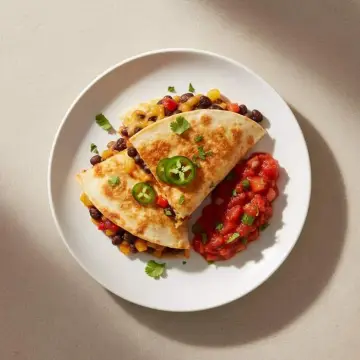 Traybake Beany Quesadillas