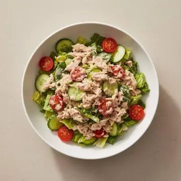 Tuna Crunch Salad Bowl