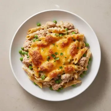 Tuna Melt Pasta Bake