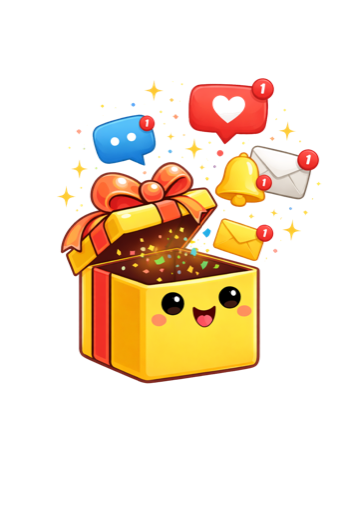 Umi notifications mascot